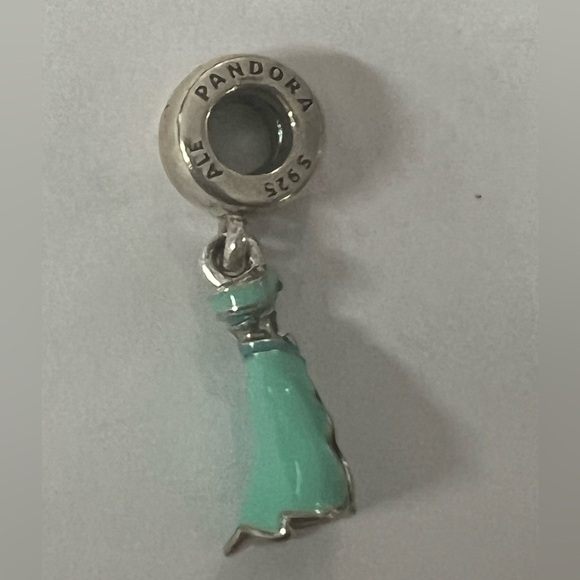 FIRM - Authentic Pandora Jasmine Dress Charm - Picture 11 of 15